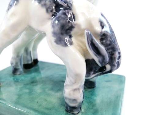 Royal Worcester model of a pair of goats `Kids at play` modeled by Doris Lindner