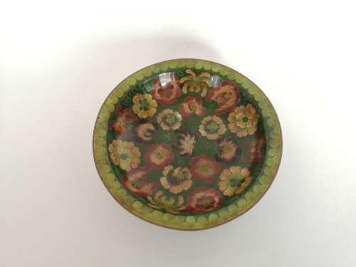 Beautiful vintage Chinese cloisonne cruet set, dating from the 1950s