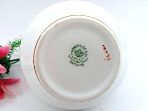 Vintage Hammersley & Co 14433 Gold Floral  1912-1939 Milk Jug