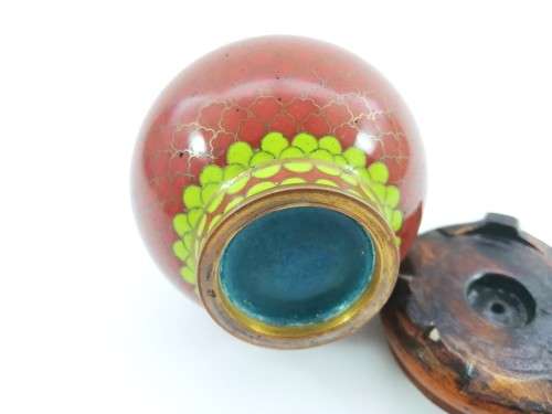 Chinese Cloisonne vase  With floral design