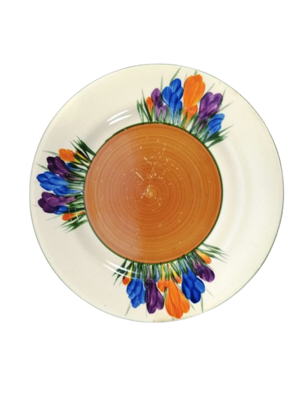 ART DECO CLARICE CLIFF Biyanne Crocus Plate