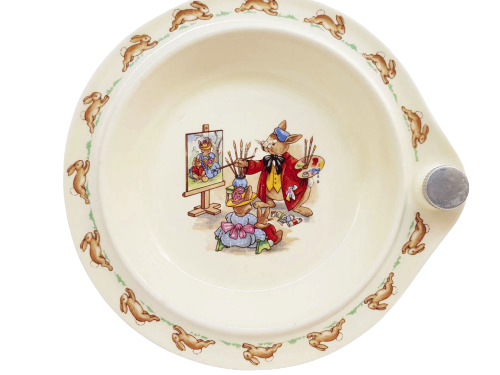 `Bunnykins` Warm up Bowl - Barbara Vernon  Royal Doulton