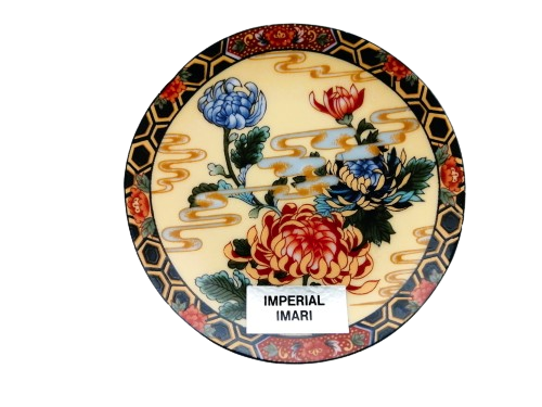 Vintage Japan Imperial  Imari Ware  Porcelain Plate - Flower  #