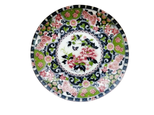 Vintage Yamaguchi Japan Imperial  Imari Ware  Porcelain Plate - Flower