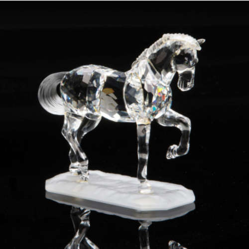 Swarovski Silver Crystal 221609 Arabian Stallion Horse  HORSES ON PARADE