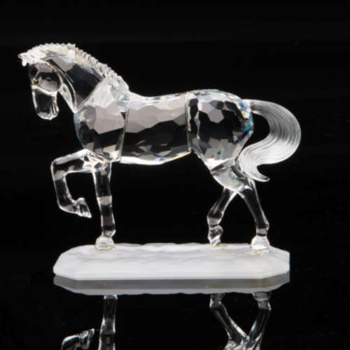 Swarovski Silver Crystal 221609 Arabian Stallion Horse  HORSES ON PARADE