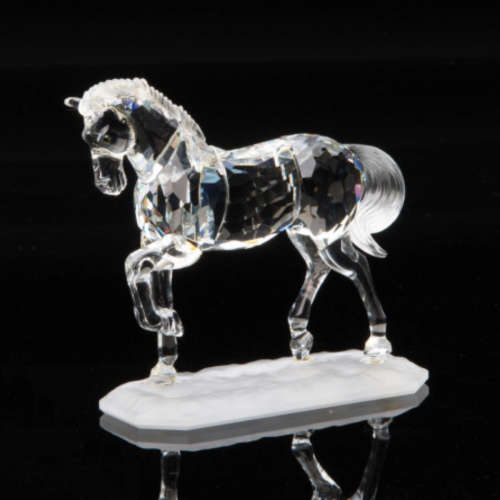 Swarovski Silver Crystal 221609 Arabian Stallion Horse  HORSES ON PARADE