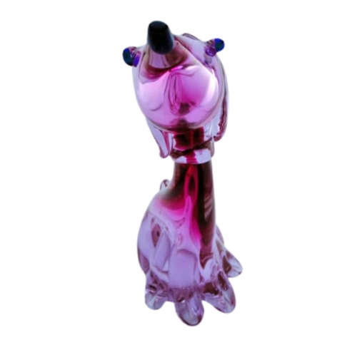 Murano Large Pink Sitting Dog