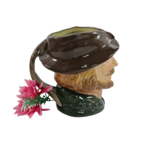 RARE 1947-1960 ROYAL DOULTON ROBIN HOOD CHARACTER JUG LARGE SIZE WITH DESIGN IN 1946 BY HARRY FENTON