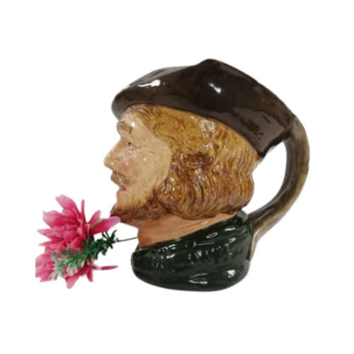RARE 1947-1960 ROYAL DOULTON ROBIN HOOD CHARACTER JUG LARGE SIZE WITH DESIGN IN 1946 BY HARRY FENTON