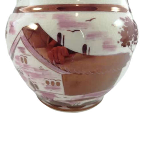 Vintage Grays Pottery Pink luster large jug