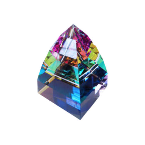 Swarovski Large Pyramid Paperweight Vitrail Medium 1976 - 1993