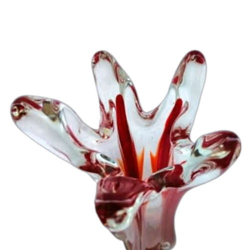 Murano Stunning Red and Orange tall vase