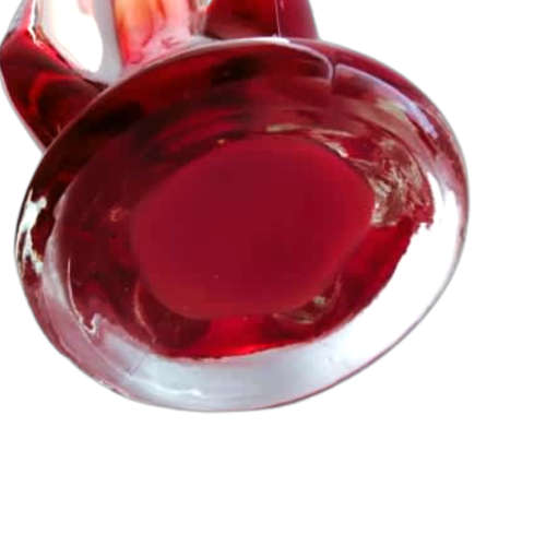 Murano Stunning Red and Orange tall vase