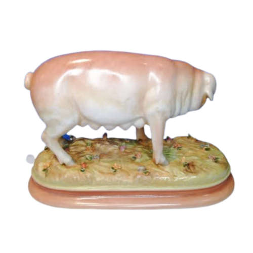 Meissen Porcelain Pig XX-Large