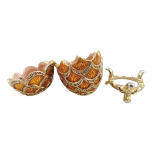 Faberge Style  Gorgeous Trinket Egg