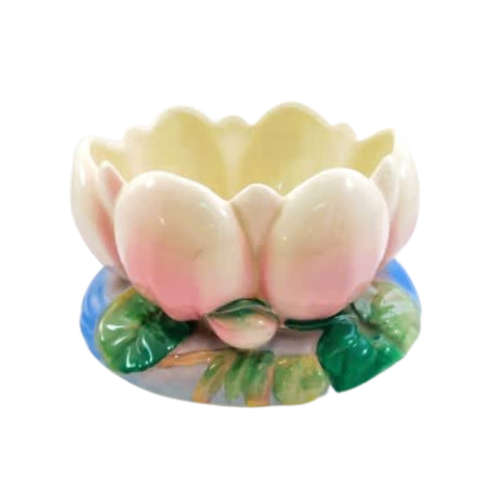 Clarice Cliff Water Lily Planter Bowl Newport 973 Art Deco Circa 1930