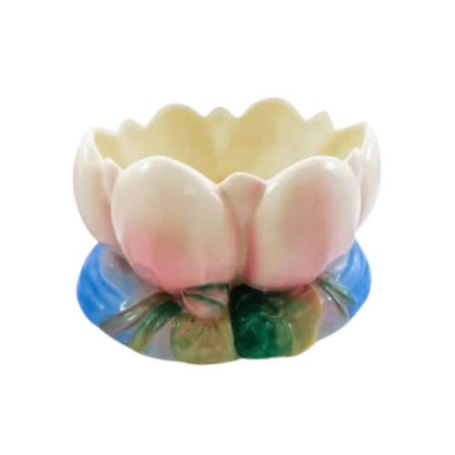 Clarice Cliff Water Lily Planter Bowl Newport 973 Art Deco Circa 1930