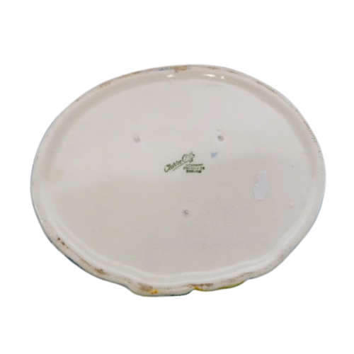 Clarice Cliff Water Lily Planter Bowl Newport 973 Art Deco Circa 1930