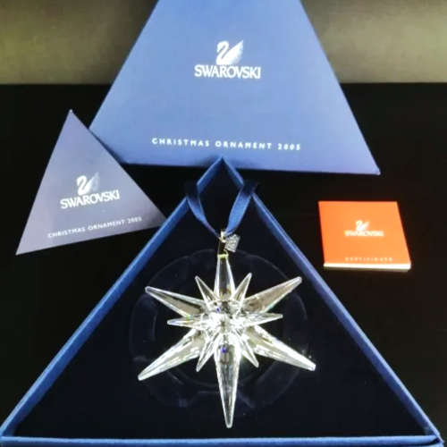 Swarovski Annual Edition 2005 Christmas Xmas Large Star Ornament