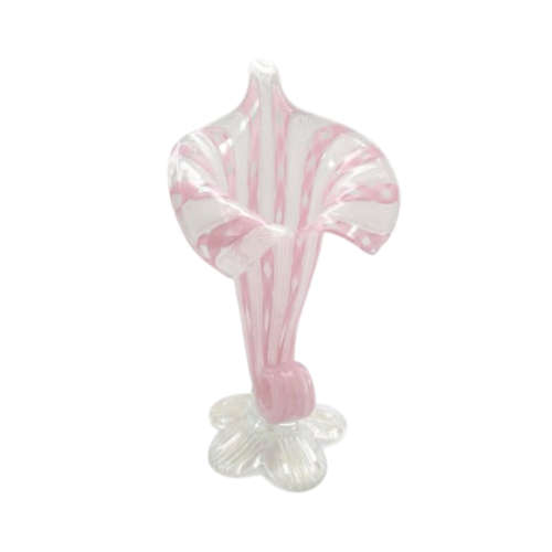Murano Mid-Century Safaricom Laticino Vase 1940s