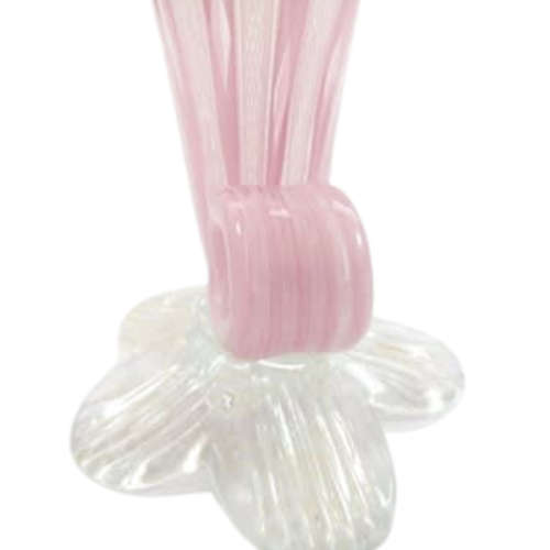 Murano Mid-Century Safaricom Laticino Vase 1940s