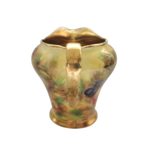 Aynsley `Orchard Gold` Creamer and Open Sugar Bowl Set Signed `D.Jones` stunning 1