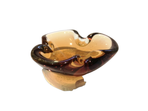 Murano Amber Bowl Sommerso blended colours
