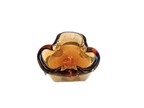 Murano Amber Bowl Sommerso blended colours
