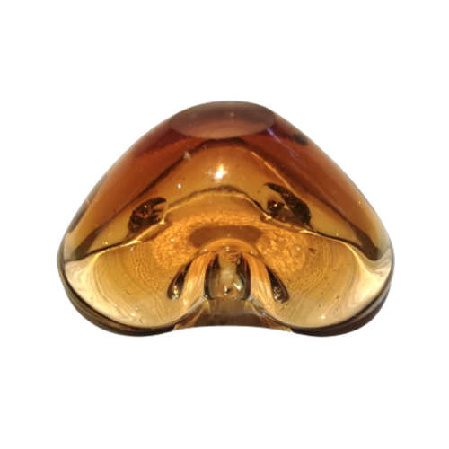 Murano Amber Bowl Sommerso blended colours