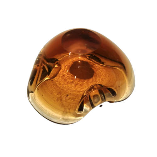 Murano Amber Bowl Sommerso blended colours