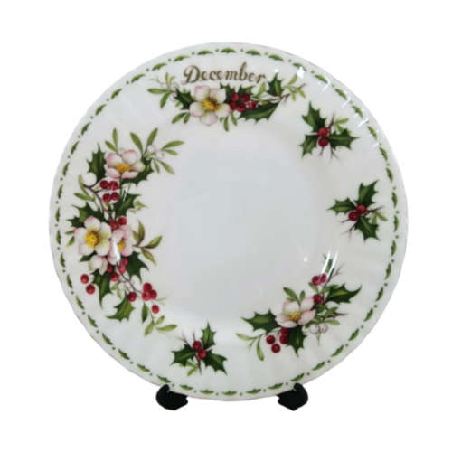 Royal Albert December Flower Of the Month Christmas Rose Four Piece