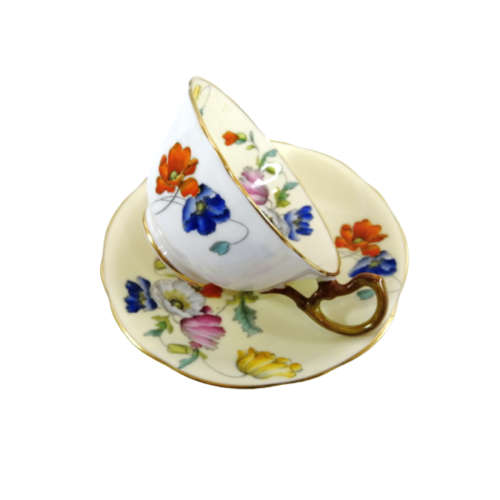 Aynsley Fine Bone China Duo Cup And Saucer