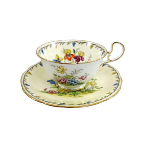Aynsley Fine Bone China Duo Cup And Saucer