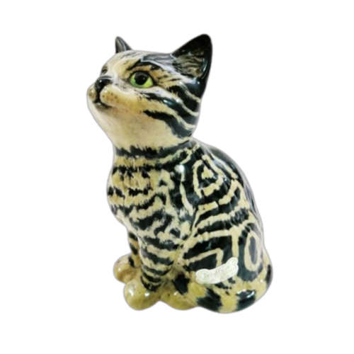 Beswick Model 1886 Persian Kitten - Seated Cat , Looking Up.