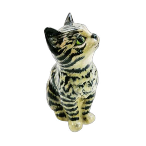 Beswick Model 1886 Persian Kitten - Seated Cat , Looking Up.