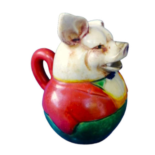 Marutomoware Rare Miniature Pig Toby Jug