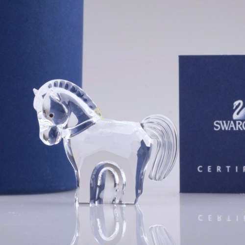 Swarovski Crystal Zodiac Horse Pony Retired