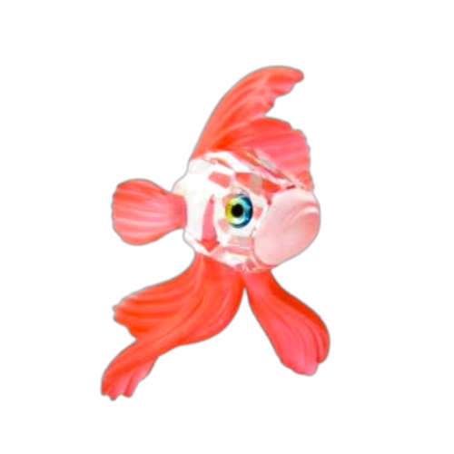 Swarovski Crystal Siamese Fighting Fish Red Boxed Retired