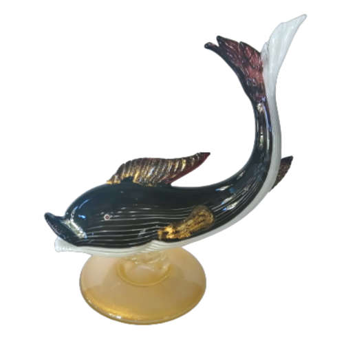 Murano Large Vintage Fish Sculpture fantastic detail