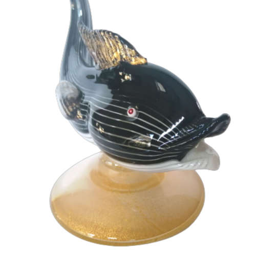 Murano Large Vintage Fish Sculpture fantastic detail