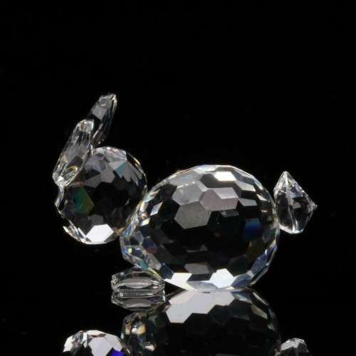 Swarovski Crystal Figurine Rabbit Mini Lying