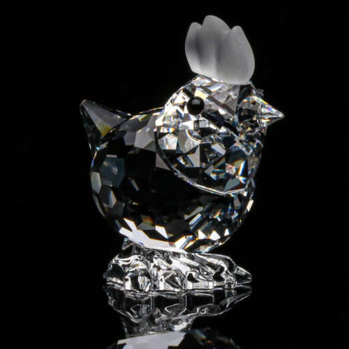 Swarovski Crystal Hen Chicken - No Colour Crystal