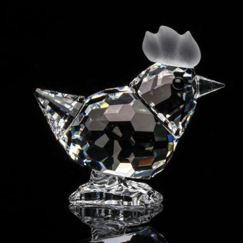 Swarovski Crystal Hen Chicken - No Colour Crystal