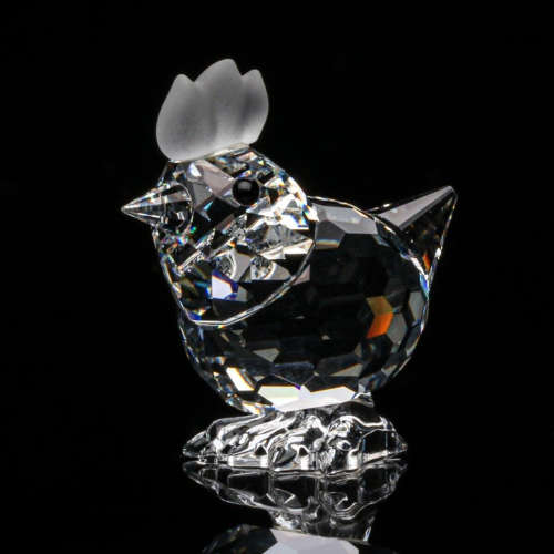 Swarovski Crystal Hen Chicken - No Colour Crystal