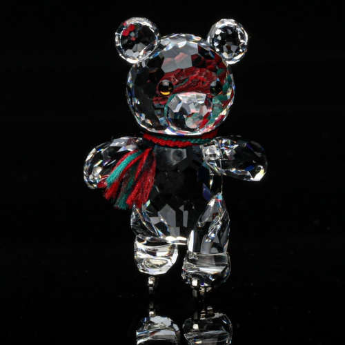 Swarovski Crystal Kris Bear On Skates "When We Were Young"