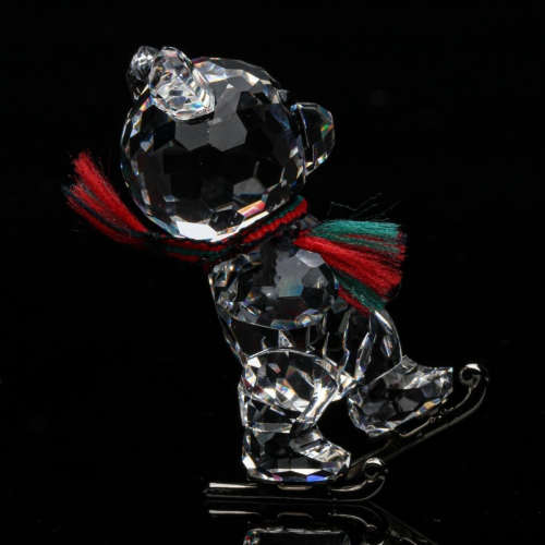 Swarovski Crystal Kris Bear On Skates "When We Were Young"