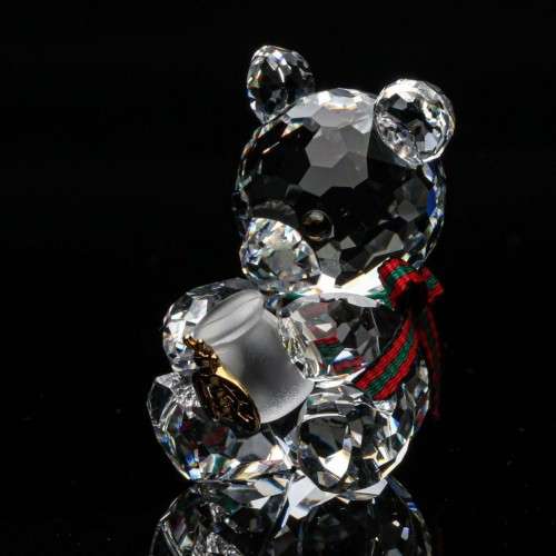 Swarovski Crystal Bear Kris With Honey Pot  "When We Were Young"
