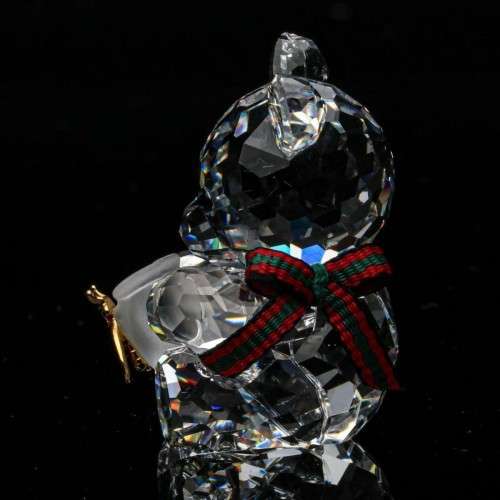 Swarovski Crystal Bear Kris With Honey Pot  "When We Were Young"