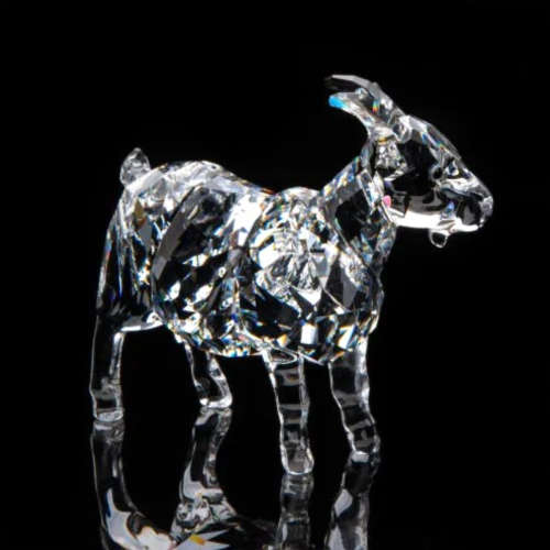 Swarovski Crystal Mother Goat Peaceful Countryside